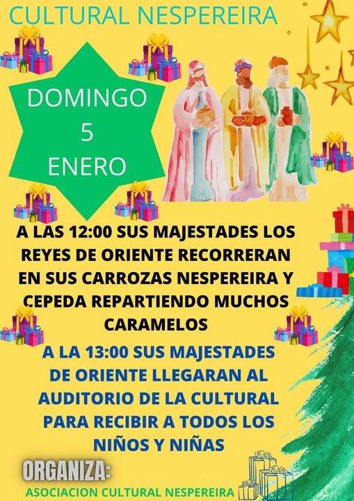 Visita dos Reis a Nespereira en Pazos de Borbén