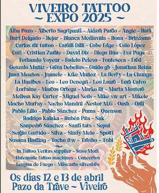 Fechas, información, programa, cartel, imágenes, mapa y ubicación de Viveiro Tattoo Expo