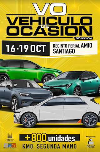 Fechas, información, programa, cartel, imágenes, mapa y ubicación de VO Vehículo de Ocasión de Amio (2025)  en  Santiago de Compostela