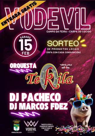 Fechas, información, programa, cartel, imágenes, mapa y ubicación de Vodevil en Lalín