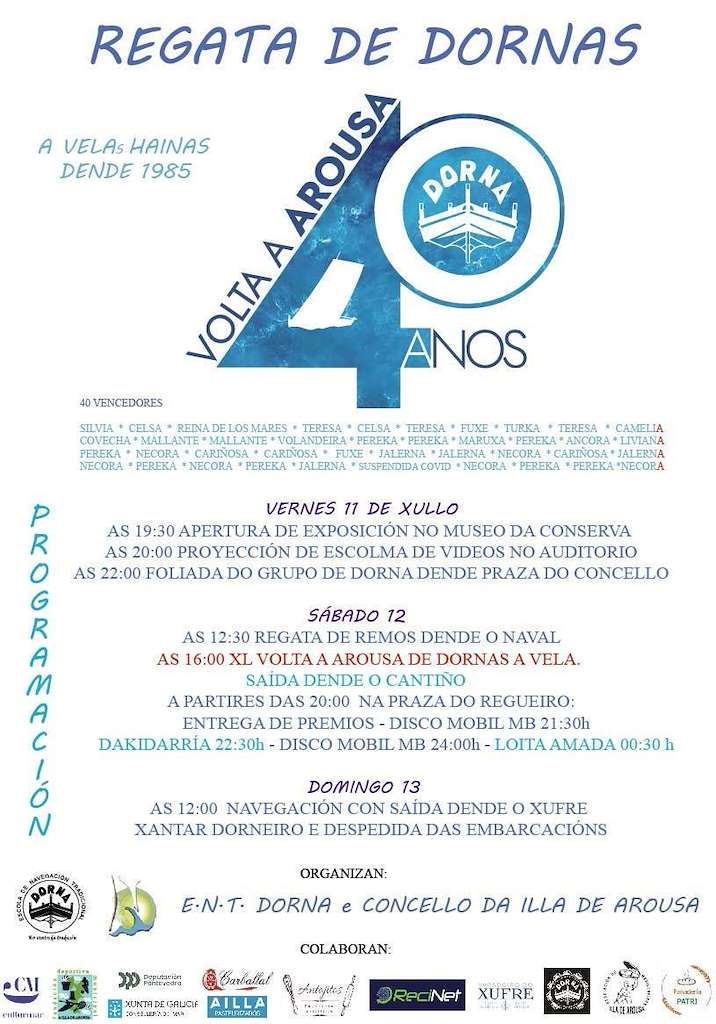 XL Volta á Arousa de Dornas a Vela en A Illa de Arousa