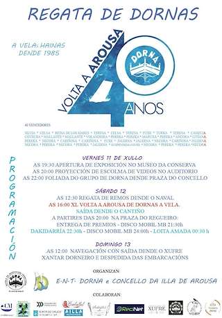 Fechas, información, programa, cartel, imágenes, mapa y ubicación de XL Volta á Arousa de Dornas a Vela  en  Illa de Arousa