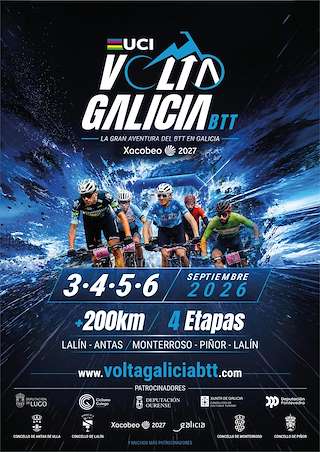 Fechas, información, programa, cartel, imágenes, mapa y ubicación de Volta a Galicia BTT - 1ª y 4ª Etapa (2026)  en  Lalín