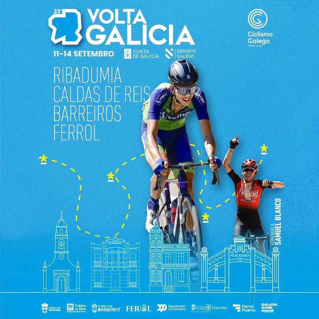 XXIV Volta Ciclista a Galicia en Ribadumia