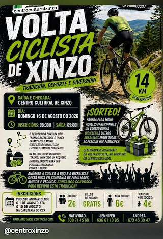 Fechas, información, programa, cartel, imágenes, mapa y ubicación de Volta Ciclista de Xinzo (2026)