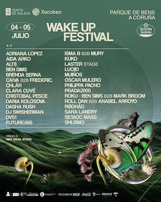 Fechas, información, programa, cartel, imágenes, mapa y ubicación de Wake Up Festival (2026)  en  Santiago de Compostela