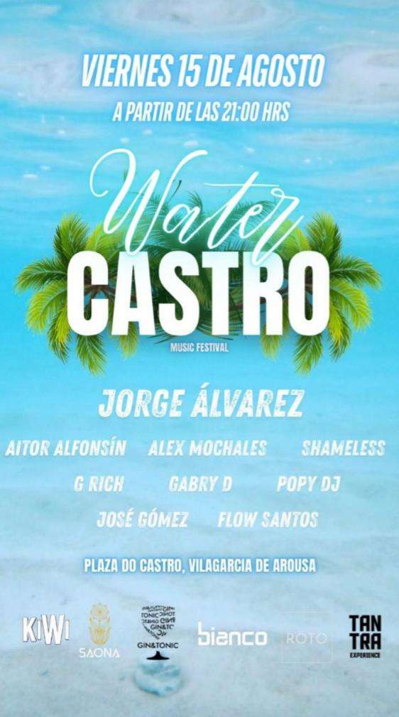 Water Castro Festival (2026) en Vilagarcía de Arousa