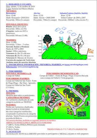 XV Carreira Pinga Pinga en Marín