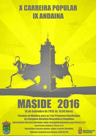 XVIII Carreira Popular e XVII Andaina en Maside