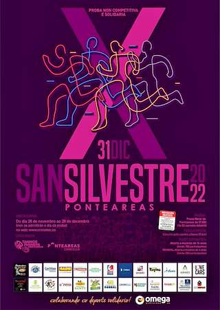 XII Carreira San Silvestre Solidaria (2025) en Ponteareas