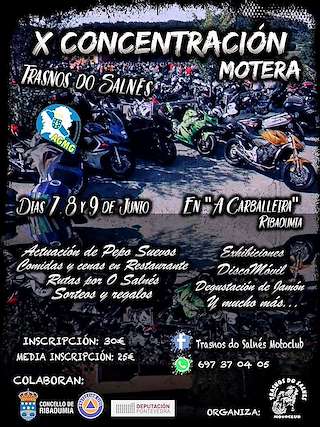 XIV Concentración Motera Trasnos do Salnés Motoclub en Ribadumia