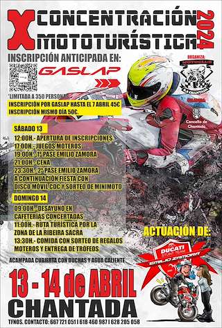 XI Concentración Mototuristica en Chantada