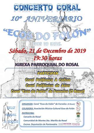 XIV Concerto Coral Ecos do Nadal en O Rosal