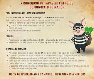 XI Concurso de Tapas de Carnaval en Narón