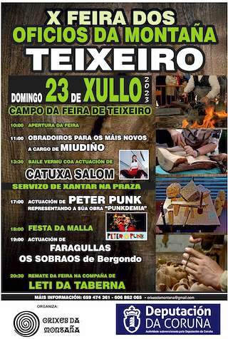 XII Feira dos Oficios de Montaña de Teixeiro en Curtis