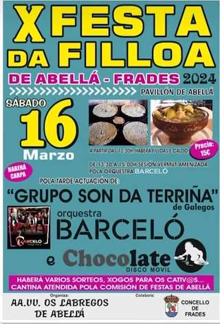 XI Festa da Filloa de Abellá  en Frades