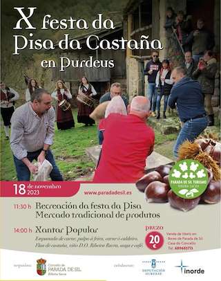 XII Festa da Pisa da Castaña de Purdeus (2025) en Parada de Sil