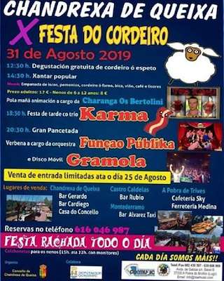 XIV Festa do Cordeiro en Chandrexa de Queixa