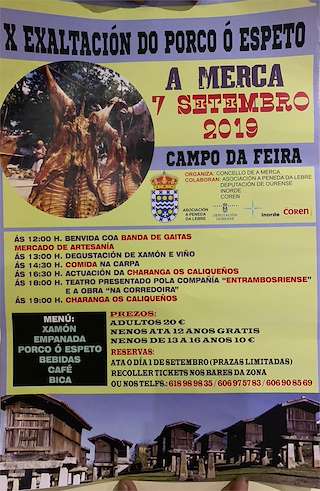 XV Festa do Porco ó Espeto (2026) en A Merca