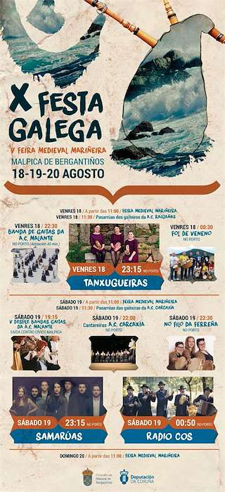 XVI Festa Galega en Malpica de Bergantiños