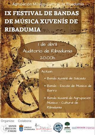 XI Festival de Bandas de Música Xuvenís en Ribadumia