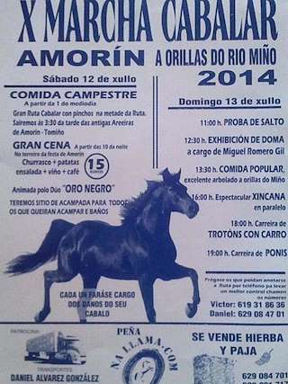 VI Ruta Cabalar de Amorín en Tomiño