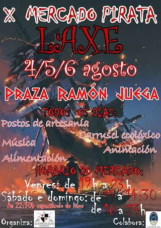 XII Mercado Pirata en Laxe