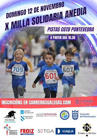 XII Milla Solidaria Anedia - Móvete Pola Diabetes en Pontevedra