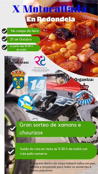 XI Motocallada en Redondela