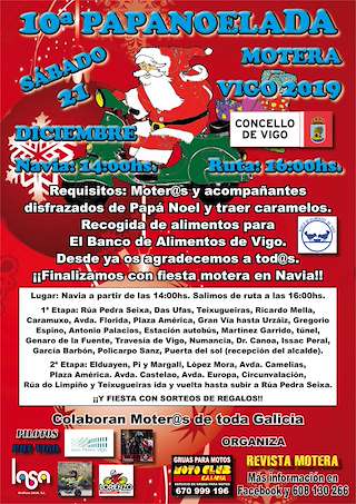 XIV Papanoelada Motera en Vigo