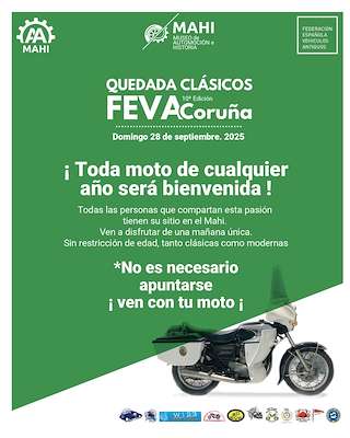 XIV Quedada de Clásicos FEVA Coruña (2026) en Arteixo