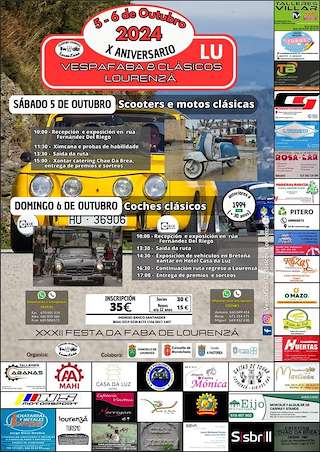 XI VespaFaba e Clásicos en Lourenzá