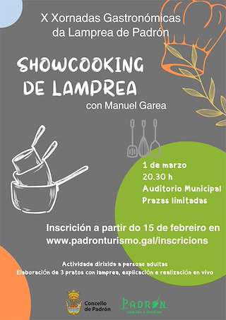 XII Xornadas Gastronómicas da Lamprea en Padrón