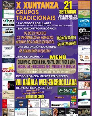 XI Xuntanza de Grupos Tradicionais en Cerdido