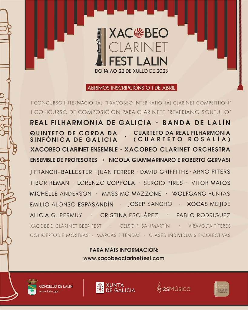 IV Xacobeo Clarinet Fest en Lalín