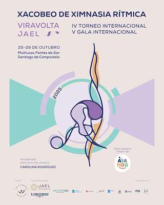 Fechas, información, programa, cartel, imágenes, mapa y ubicación de Xacobeo de Ximnasia Rítmica  (2025)  en  Santiago de Compostela