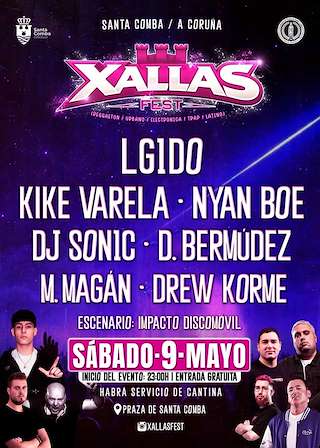 Fechas, información, programa, cartel, imágenes, mapa y ubicación de Xallas Fest (2026)  en  Santa Comba