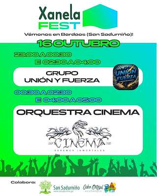 Fechas, información, programa, cartel, imágenes, mapa y ubicación de Xanela Fest (2026)  en  San Sadurniño