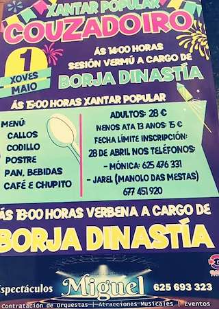 Xantar Popular de Couzadoiro en Ortigueira