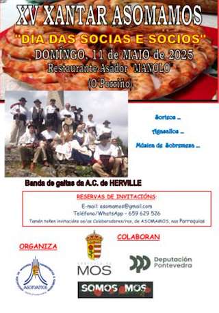 Fechas, información, programa, cartel, imágenes, mapa y ubicación de XV Xantar Asomamos  en  O Porriño