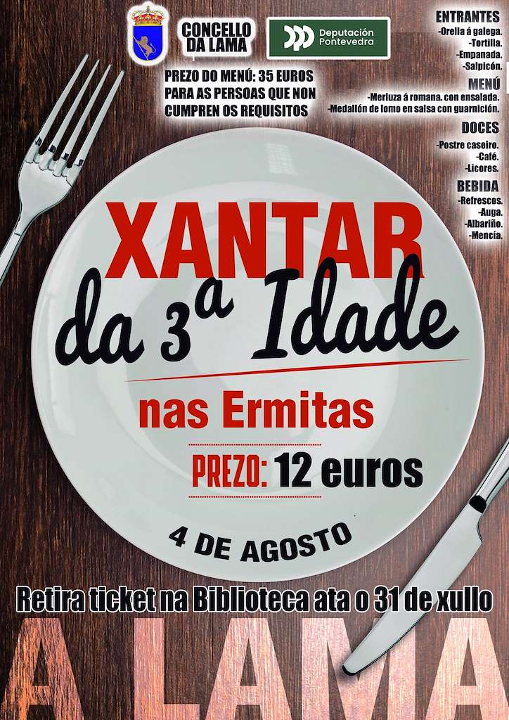 Xantar da 3ª Idade en A Lama