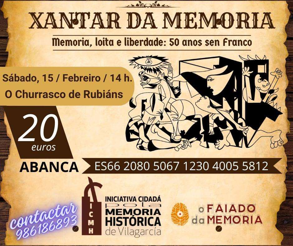 Xantar da Memoria en Vilagarcía de Arousa