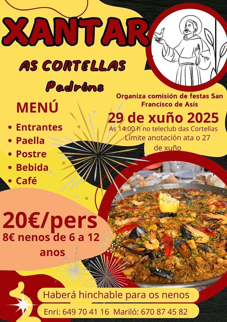 Xantar de As Cortellas (2025) en Ponteareas