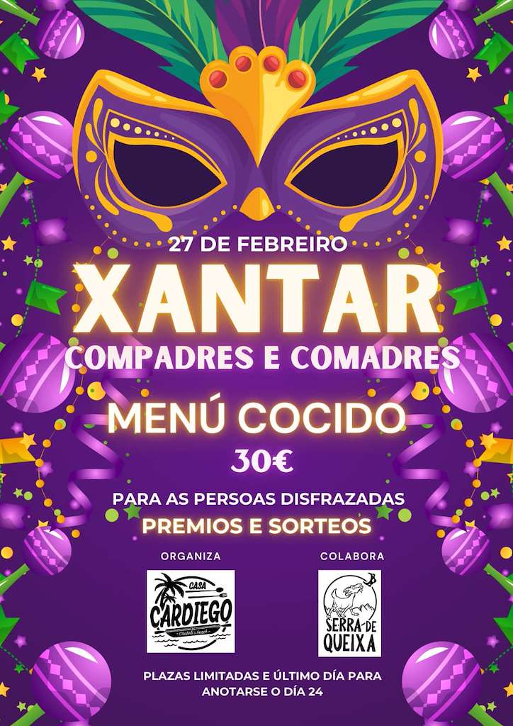 Xantar de Compadres e Comadres en Chandrexa de Queixa