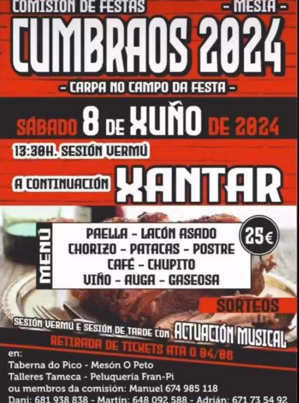 Xantar de Cumbraos en Mesía