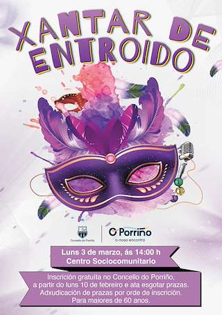 Fechas, información, programa, cartel, imágenes, mapa y ubicación de Xantar de Entroido de Cans  en  O Porriño