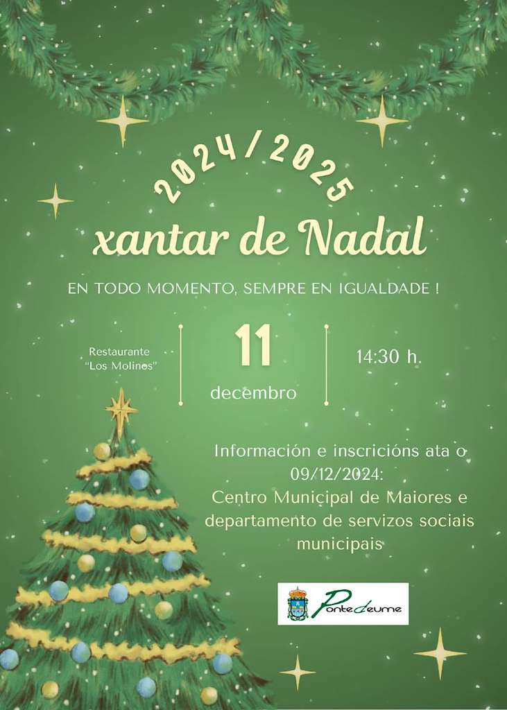 Xantar de Nadal en Pontedeume