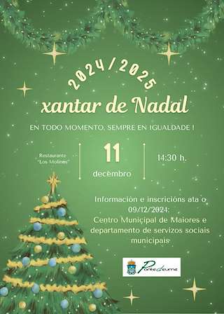 Fechas, información, programa, cartel, imágenes, mapa y ubicación de Xantar de Nadal  en  Pontedeume