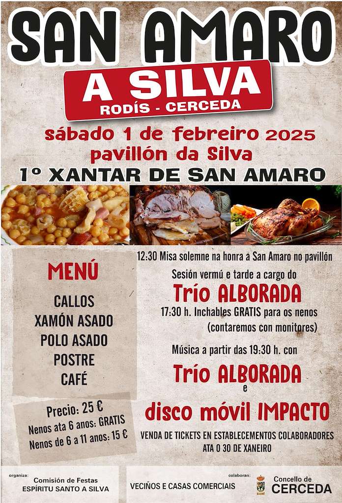 I Xantar de San Amaro de A Silva en Cerceda