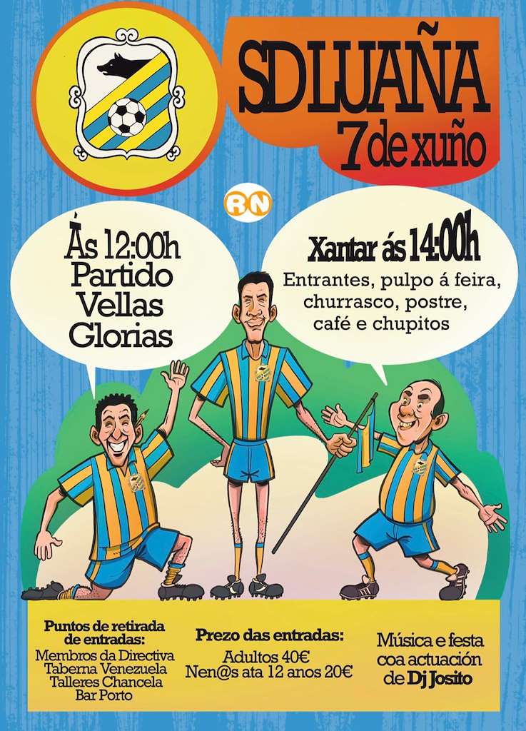 Xantar do SD Luaña (2025) en Brión